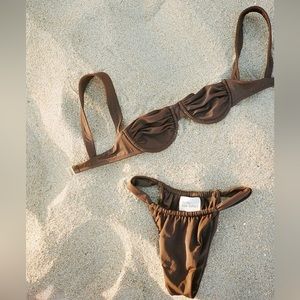 Belle the Label Carob Bare Bathing Suit